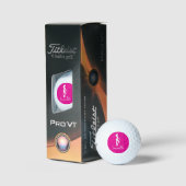 Pink Lady Monogram Golfball (Verpackung)