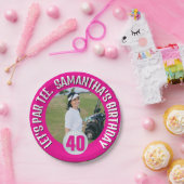 Pink Lady Phantastisch Golf Party Pappteller (Party)