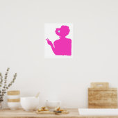 Pink Lady Poster (Küche)