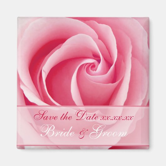 Pink Lady-Rose speichert das Date Magnet (Vorne)