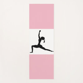 Pink Lady Silhouette Yogamatte