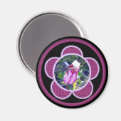 Pink Lady Slipper 2 Magnet (Vorderseite/Rückseite)