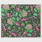 Pink Lady Slipper Blume NH Staat Wildblume Geschenkpapier (Flach)