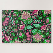 Pink Lady Slipper Blume NH Staat Wildblume Puzzle (Horizontal)