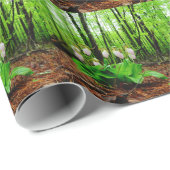 Pink Lady Slipper Wild Orchid Geschenkpapier (Rolleneckpunkt)