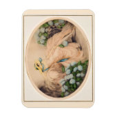 Pink Lady von Louis Icart Magnet (Vertikal)