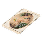 Pink Lady von Louis Icart Magnet (Linke Seite)