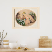 Pink Lady von Louis Icart Poster (Küche)
