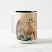 Pink Lady von Louis Icart Zweifarbige Tasse (Vorderseite Links)