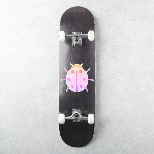 Pink Ladybug Aufkleber (Skateboard)