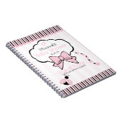 Pink Ladybug Babydusche Gästebuch- Notizblock (Rechte Seite)
