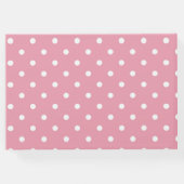 Pink Ladybug Happy Birthday Guestbook Gästebuch (Rückseite)