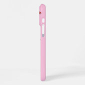 Pink Ladybug iPhone Hülle (Linke Seite)