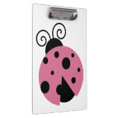 Pink Ladybug Klemmbrett (Rechts)