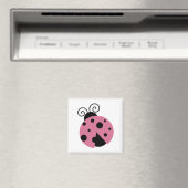 Pink Ladybug Magnet (In Situ (Geschirrspüler))