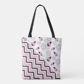 Pink Ladybug Muster Tasche (Rückseite)