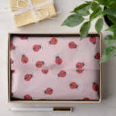 Pink Ladybug Tissue Seidenpapier (Geschenk)