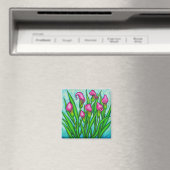 Pink Ladys - Calla Lily Floral Magnet (In Situ (Geschirrspüler))