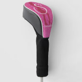  PINK LADYS GLITTER GOLF HEADCOVER (angewinkelt)
