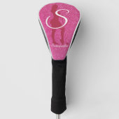 PINK LADYS GLITZER GOLF HEADCOVER (Vorderseite)