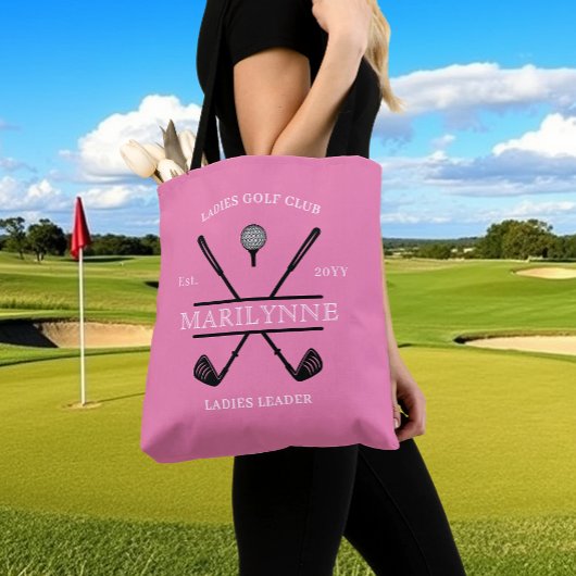 Pink Ladys Golf Club Name Tasche