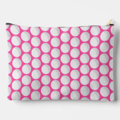 Pink Ladys Golf INITIALS Grüner Spaß Zubehörtasche (Rückseite)