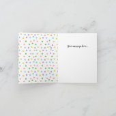 Pink Lama Zweite Geburtstagskarte Einladung (Innenseite)