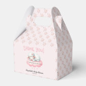 Pink Lamb Girl Babydusche Geschenkschachtel (Vorderseite)