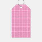 Pink Lamb Girl Babydusche Niedlich Kawaii Modern Geschenkanhänger (Rückseite)