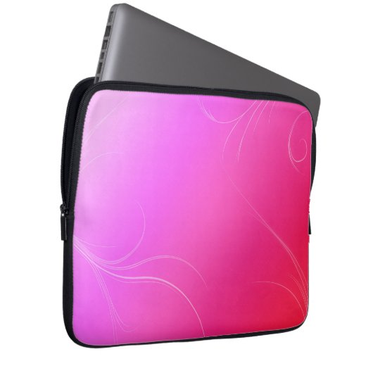 Pink Laptopschutzhülle (Vorne Rechts)