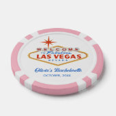 Pink Las Vegas Bachelorette Poker Chips (Einzeln)
