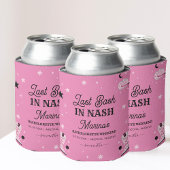 Pink Last Bash Nash Nashville Bachelorette Name Dosenkühler