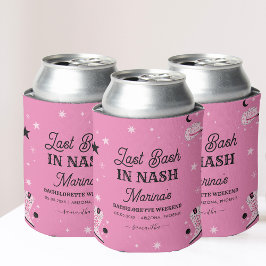 Pink Last Bash Nash Nashville Bachelorette Name Dosenkühler