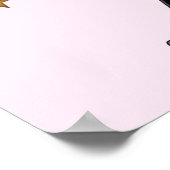 PINK LÄUFT WIE EIN KAMP PERSONALISIERT POSTER (Ecke)