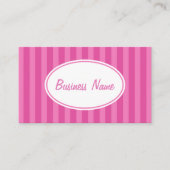 Pink Lavendel Business Card Visitenkarte (Vorderseite)