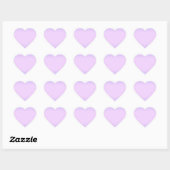 Pink Lavendel Heart Sticker (Blatt)