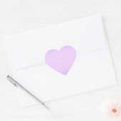 Pink Lavendel Heart Sticker (Umschlag)