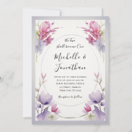 Pink Lavender Botanischer Garten Christlich Einladung