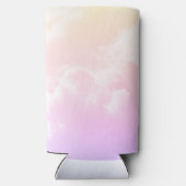 Pink Lavender Butterfly Babydusche Selters Dosenkühler (Rückseite)