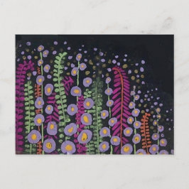 Pink Lavender Fine French Vintag Wallpaper Postkarte