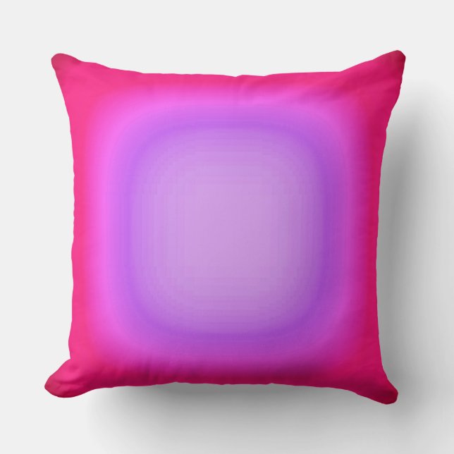 Pink & Lavender Focus Kissen (Vorderseite)