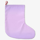 Pink Lavender Großer Weihnachtsstrumpf (Vorderseite)