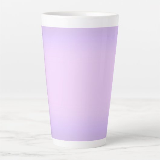 Pink Lavender Latte Tasse (Vorderseite)