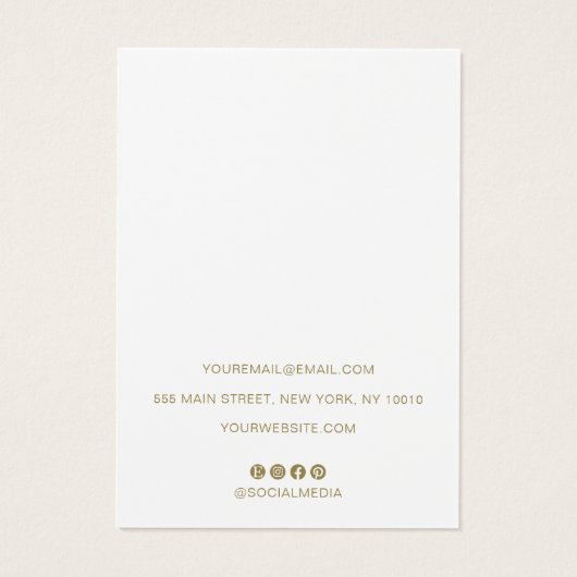 Pink Lavender Waves Earring Display Holder (Rückseite)