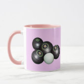 Pink Lawn Bowls, Kaffee Tasse (Links)