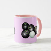 Pink Lawn Bowls, Kaffee Tasse (VorderseiteRechts)