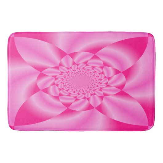 PInk Leaf Badematte (Vorderseite)