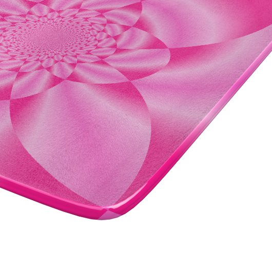 Pink Leaf Petal Schneidebrett (Ecke)