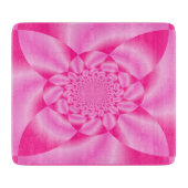 Pink Leaf Petal Schneidebrett (Vorderseite)