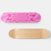 Pink Leaf Petal Skateboard (Horizontal)